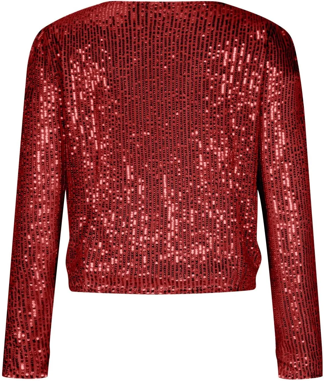 2024 Sequin Jackets Women Evening Party Glitter Tops Front Zip Long Sleeve Jackets Fashion Sparkly Bomber Clothes
