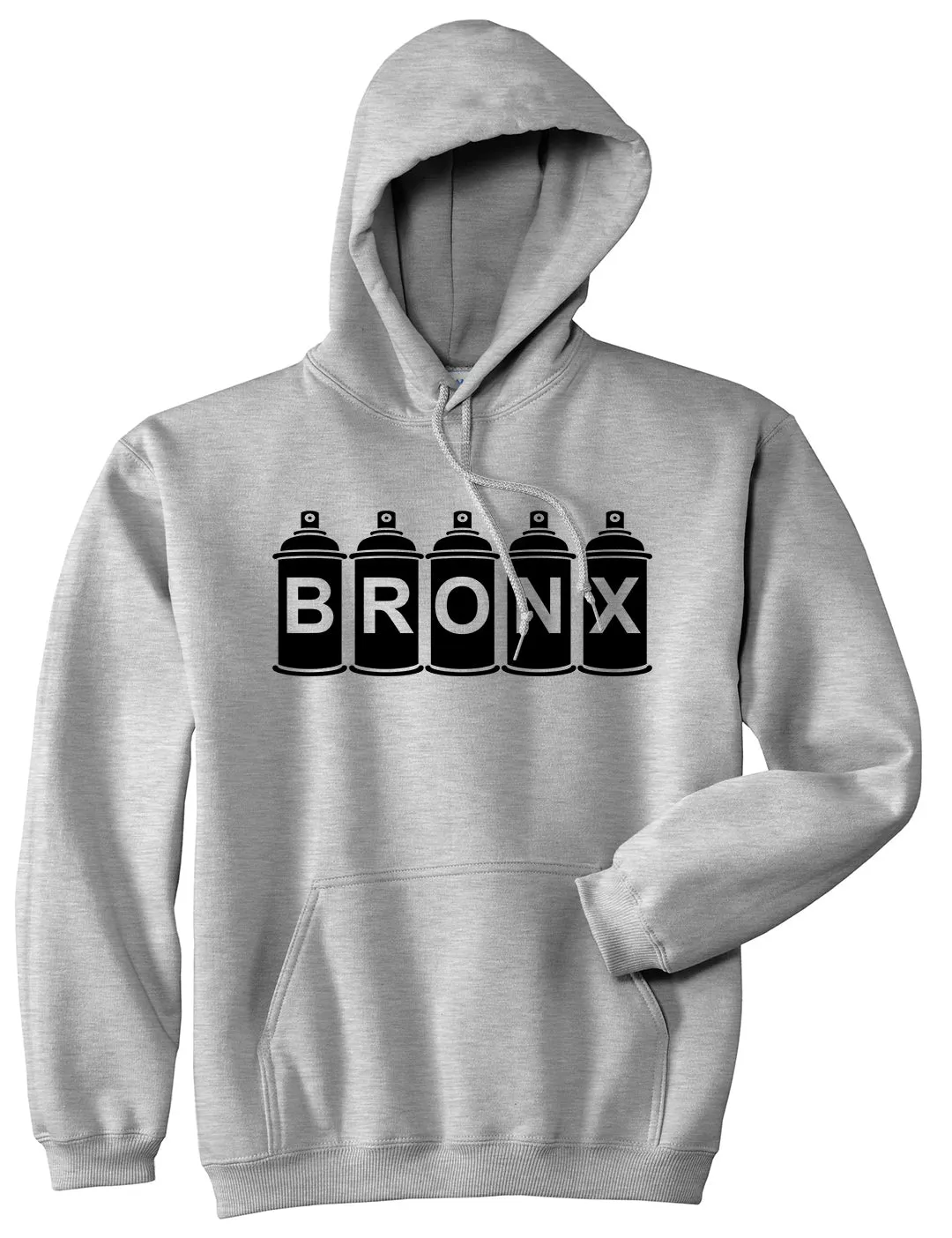 Bronx Graffiti Art Spray Can NY Mens Pullover Hoodie