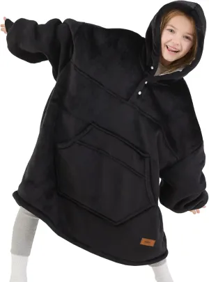 Degrees of Comfort Wearable Blanket Hoodie for Adults Women & Men - Cozy Warm, One Size Fits All