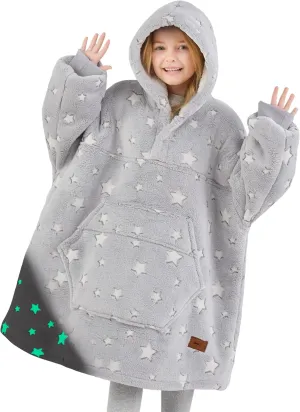 Degrees of Comfort Wearable Blanket Hoodie for Adults Women & Men - Cozy Warm, One Size Fits All