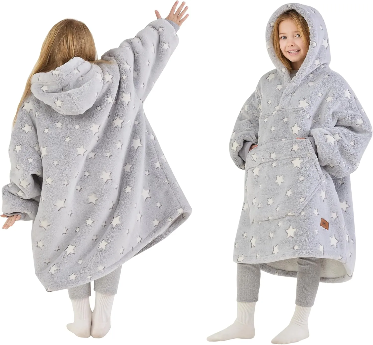 Degrees of Comfort Wearable Blanket Hoodie for Adults Women & Men - Cozy Warm, One Size Fits All