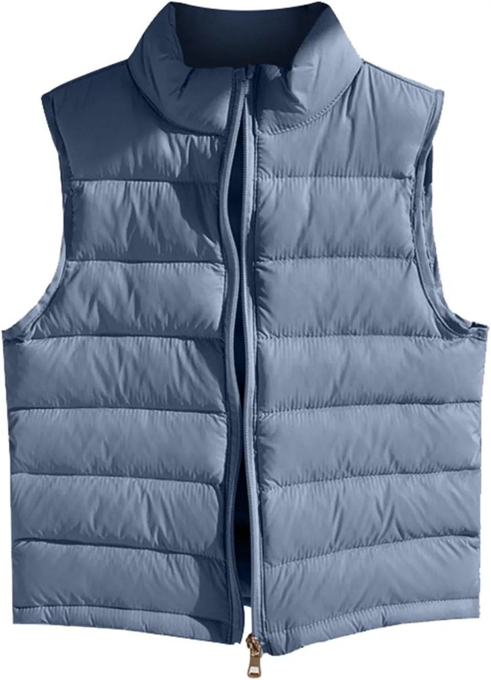 Kids Baby Girls&Boys Winter Puffer Vest Cute High Neck Vest Lightweight Quilted Puffer Sleeveless Jacket Outwear