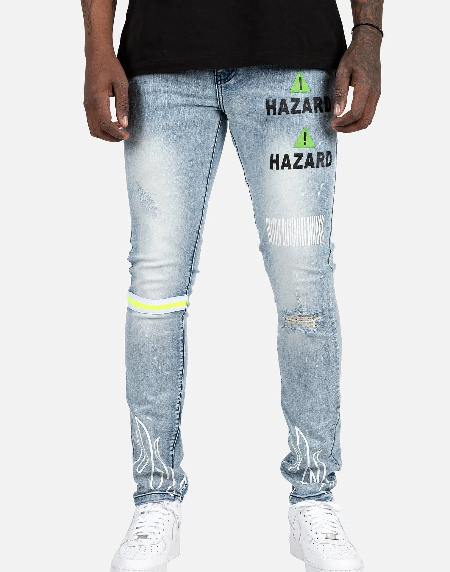 Kilogram Hazard Barcode Jeans