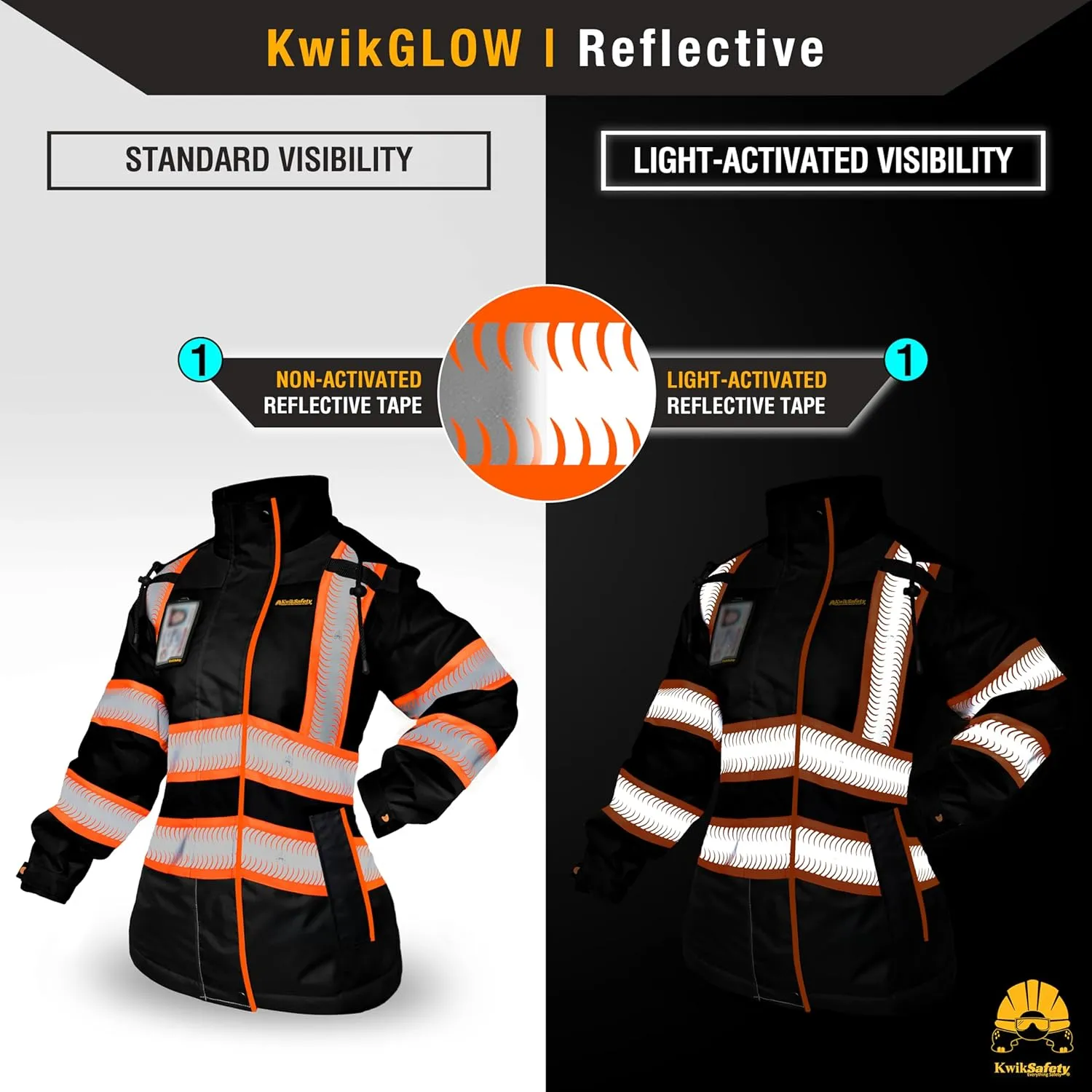 KwikSafety - Charlotte, NC - BOMBTRESS Safety Bomber Jacket for Women | Hi Vis Insulated Bomber Jacket