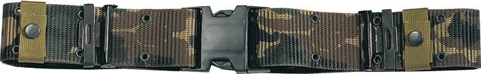 Woodland Camouflage - Marine Corps Style Quick Release Pistol Belt